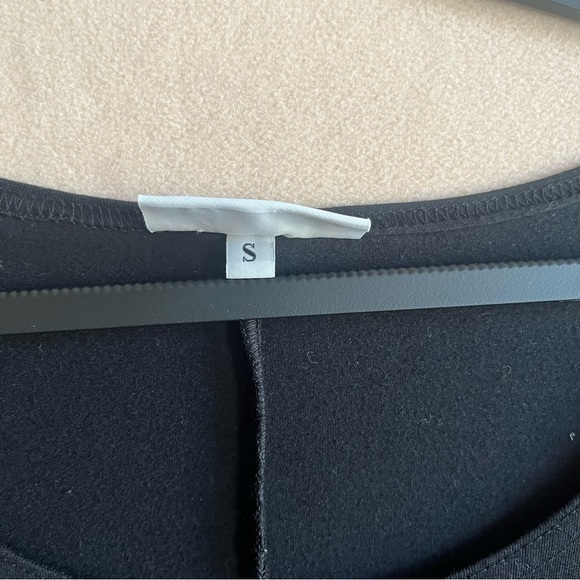 Bryn Walker Women’s Bamboo Lagom Oversized Relaxed Tunic Black Coastal Small - Picture 4 of 14